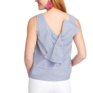 Vineyard Vines Sarah Stripe Bow Back Top